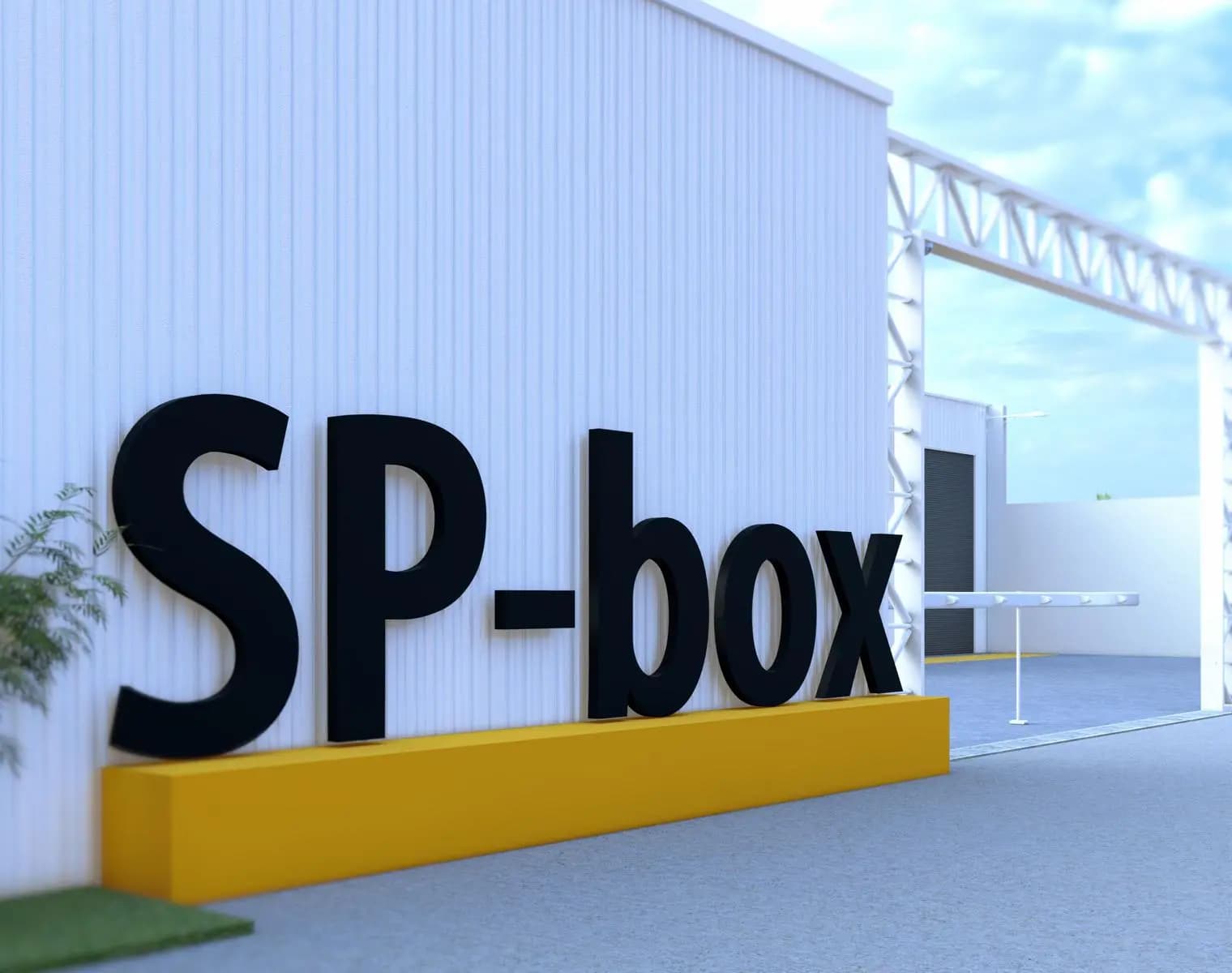 Parque industrial SPBOX Storage en San Pedro con depósitos modernos